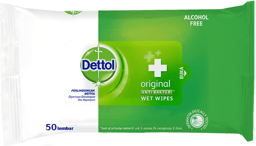 Dettol Anti Bakteri Wet Wipes Original