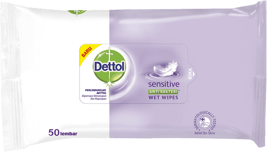 Dettol Anti Bakteri Wet Wipes Sensitive