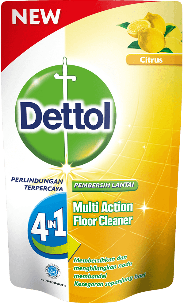 Pembersih Lantai Anti Bakteri Dettol Citrus 700ml | Dettol